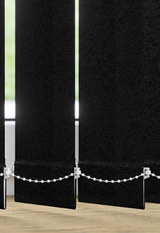 Shimmer (Blackout), Jet - Vertical Blind Slats